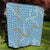 Blue Tropical Floral Palaka Quilt Hawaiian Quilt Pattern - Polynesian Pride