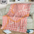 Pink Tropical Floral Palaka Blanket Hawaiian Quilt Pattern - Polynesian Pride