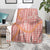 Pink Tropical Floral Palaka Blanket Hawaiian Quilt Pattern - Polynesian Pride
