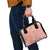 Pink Tropical Floral Palaka Shoulder Handbag Hawaiian Quilt Pattern - Polynesian Pride