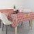 Pink Tropical Floral Palaka Tablecloth Hawaiian Quilt Pattern - Polynesian Pride