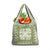 Green Ulu Palaka Quilt Pattern Grocery Bag Hawaii Culture Breadfruit - Polynesian Pride