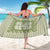 Green Ulu Palaka Quilt Pattern Sarong Hawaii Culture Breadfruit - Polynesian Pride