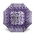 Purple Ulu Palaka Quilt Pattern Umbrella Hawaii Culture Breadfruit - Polynesian Pride