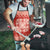 Red Ulu Palaka Quilt Pattern Apron Hawaii Culture Breadfruit - Polynesian Pride