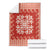 Red Ulu Palaka Quilt Pattern Blanket Hawaii Culture Breadfruit - Polynesian Pride
