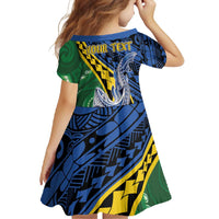 Personalised Crocodile and Shark Solomon Islands Family Matching Mermaid Dress and Hawaiian Shirt Polynesian Tribal Tattoo