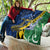 Personalised Crocodile and Shark Solomon Islands Quilt Polynesian Tribal Tattoo
