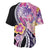 Aloha Vintage Hibiscus Lei Seamless Pattern Baseball Jersey - Polynesian Pride