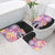 Aloha Vintage Hibiscus Lei Seamless Pattern Bathroom Set - Polynesian Pride