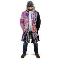 Aloha Vintage Hibiscus Lei Seamless Pattern Cloak - Polynesian Pride