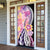 Aloha Vintage Hibiscus Lei Seamless Pattern Door Cover - Polynesian Pride