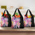 Aloha Vintage Hibiscus Lei Seamless Pattern Grocery Bag - Polynesian Pride