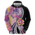 Aloha Vintage Hibiscus Lei Seamless Pattern Hoodie - Polynesian Pride