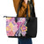 Aloha Vintage Hibiscus Lei Seamless Pattern Leather Tote Bag - Polynesian Pride