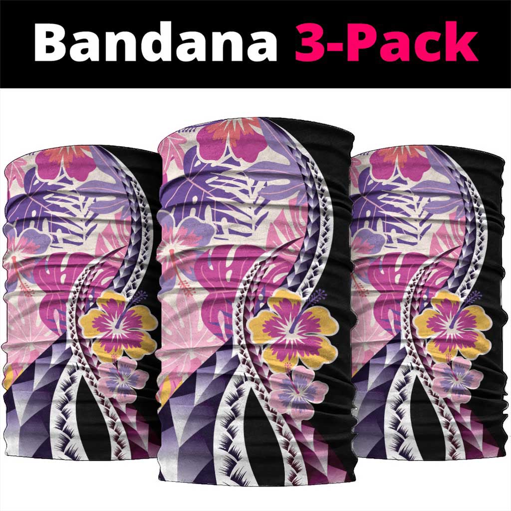 Aloha Vintage Hibiscus Lei Seamless Pattern Neck Gaiter - Polynesian Pride