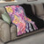 Aloha Vintage Hibiscus Lei Seamless Pattern Quilt - Polynesian Pride