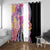 Aloha Vintage Hibiscus Lei Seamless Pattern Window Curtain - Polynesian Pride