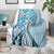 Aloha Vintage Palaka Floral Hawaiian Quilt Blanket Uliuli Motif - Polynesian Pride