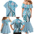 Aloha Vintage Palaka Floral Hawaiian Quilt Family Matching Mermaid Dress and Hawaiian Shirt Uliuli Motif - Polynesian Pride