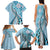 Aloha Vintage Palaka Floral Hawaiian Quilt Family Matching Tank Maxi Dress and Hawaiian Shirt Uliuli Motif - Polynesian Pride