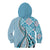 Aloha Vintage Palaka Floral Hawaiian Quilt Kid Hoodie Uliuli Motif - Polynesian Pride