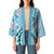 Aloha Vintage Palaka Floral Hawaiian Quilt Kimono Uliuli Motif - Polynesian Pride
