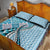 Aloha Vintage Palaka Floral Hawaiian Quilt Quilt Bed Set Uliuli Motif - Polynesian Pride