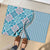 Aloha Vintage Palaka Floral Hawaiian Quilt Rubber Doormat Uliuli Motif - Polynesian Pride