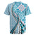 Aloha Vintage Palaka Floral Hawaiian Quilt Rugby Jersey Uliuli Motif - Polynesian Pride
