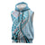 Aloha Vintage Palaka Floral Hawaiian Quilt Sleeveless Hoodie Uliuli Motif - Polynesian Pride