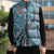 Aloha Vintage Palaka Floral Hawaiian Quilt Sleeveless Puffer Jacket Uliuli Motif - Polynesian Pride