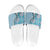 Aloha Vintage Palaka Floral Hawaiian Quilt Slide Sandals Uliuli Motif - Polynesian Pride