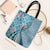 Aloha Vintage Palaka Floral Hawaiian Quilt Tote Bag Uliuli Motif - Polynesian Pride