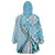 Aloha Vintage Palaka Floral Hawaiian Quilt Wearable Blanket Hoodie Uliuli Motif - Polynesian Pride