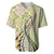 Aloha Vintage Palaka Floral Hawaiian Quilt Baseball Jersey Omaomao Motif - Polynesian Pride