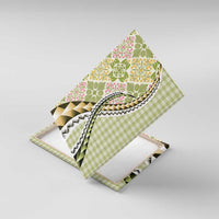 Aloha Vintage Palaka Floral Hawaiian Quilt Canvas Wall Art Omaomao Motif - Polynesian Pride