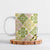 Aloha Vintage Palaka Floral Hawaiian Quilt Ceramic Mug Omaomao Motif - Polynesian Pride