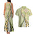 Aloha Vintage Palaka Floral Hawaiian Quilt Couples Matching Tank Maxi Dress and Hawaiian Shirt Omaomao Motif - Polynesian Pride