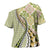 Aloha Vintage Palaka Floral Hawaiian Quilt Cross Shoulder Shirt Omaomao Motif - Polynesian Pride