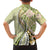 Aloha Vintage Palaka Floral Hawaiian Quilt Family Matching Off The Shoulder Long Sleeve Dress and Hawaiian Shirt Omaomao Motif - Polynesian Pride