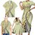 Aloha Vintage Palaka Floral Hawaiian Quilt Family Matching Short Sleeve Bodycon Dress and Hawaiian Shirt Omaomao Motif - Polynesian Pride