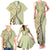 Aloha Vintage Palaka Floral Hawaiian Quilt Family Matching Tank Maxi Dress and Hawaiian Shirt Omaomao Motif - Polynesian Pride