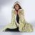 Aloha Vintage Palaka Floral Hawaiian Quilt Hooded Blanket Omaomao Motif - Polynesian Pride