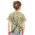 Aloha Vintage Palaka Floral Hawaiian Quilt Kid T Shirt Omaomao Motif - Polynesian Pride