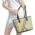 Aloha Vintage Palaka Floral Hawaiian Quilt Leather Tote Bag Omaomao Motif - Polynesian Pride