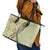 Aloha Vintage Palaka Floral Hawaiian Quilt Leather Tote Bag Omaomao Motif - Polynesian Pride