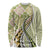 Aloha Vintage Palaka Floral Hawaiian Quilt Long Sleeve Shirt Omaomao Motif - Polynesian Pride