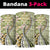 Aloha Vintage Palaka Floral Hawaiian Quilt Neck Gaiter Omaomao Motif - Polynesian Pride