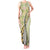 Aloha Vintage Palaka Floral Hawaiian Quilt Tank Maxi Dress Omaomao Motif - Polynesian Pride